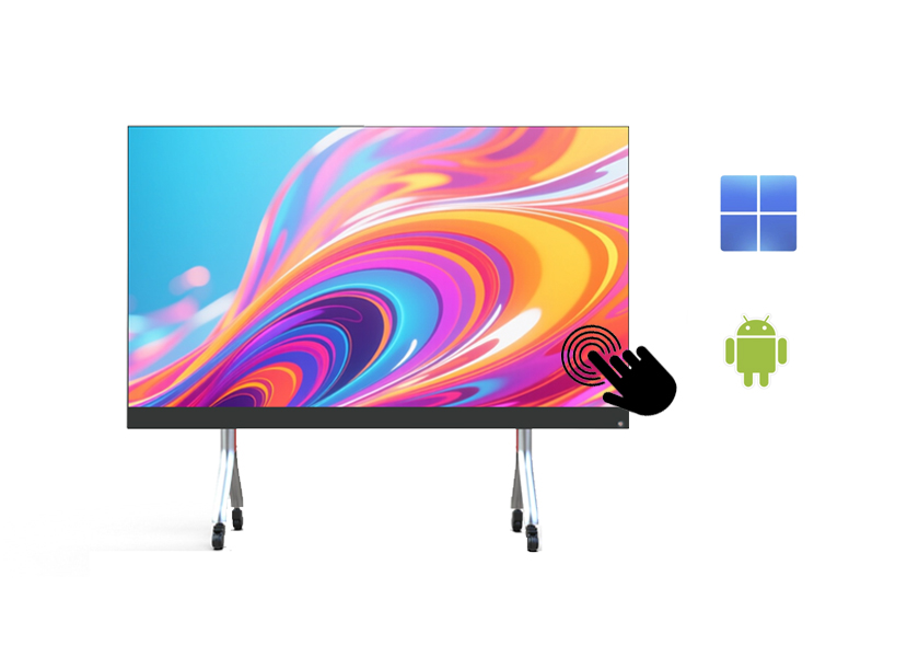 Infrared Multi-Touch COB LED Display - Interactive Conference Room Screen