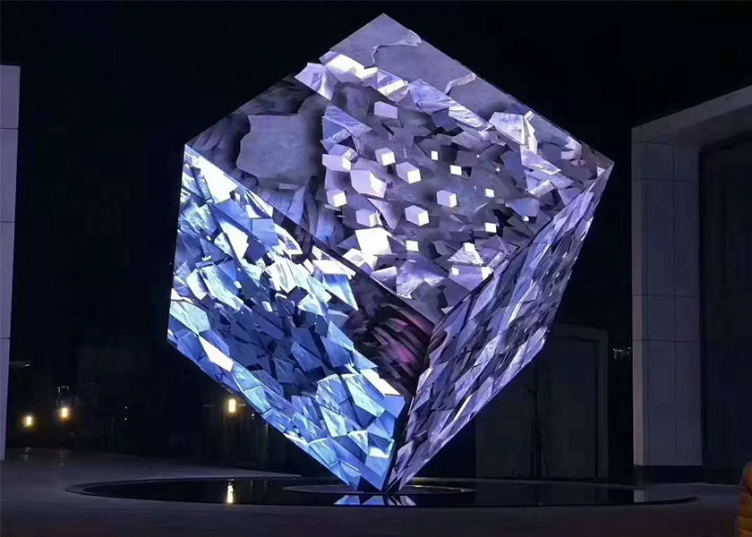 CR-A Series Rubik's Cube LED Display - Installation Detail