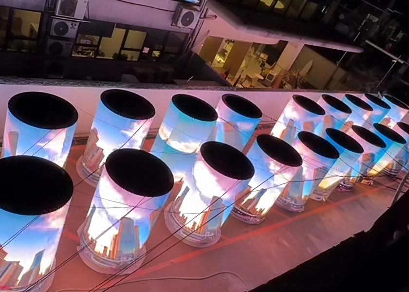 CR-C Series Bendable LED Screen - Installation Detail