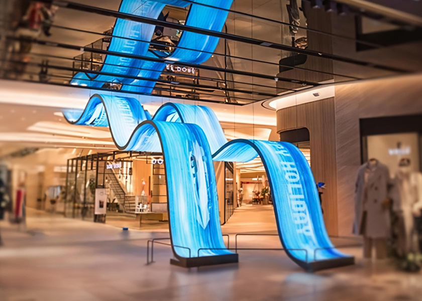 CR-C Series Curved LED Display - Close-up