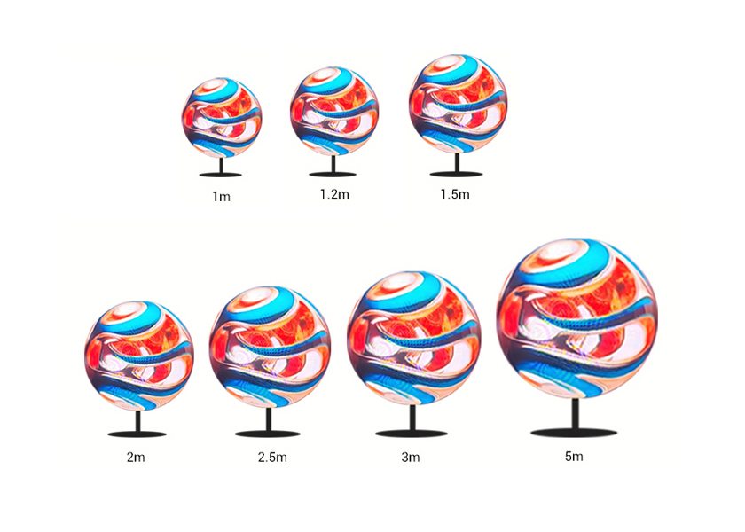 CR-D Series Spherical LED Display - Hemisphere & Full Globe Creative Screen