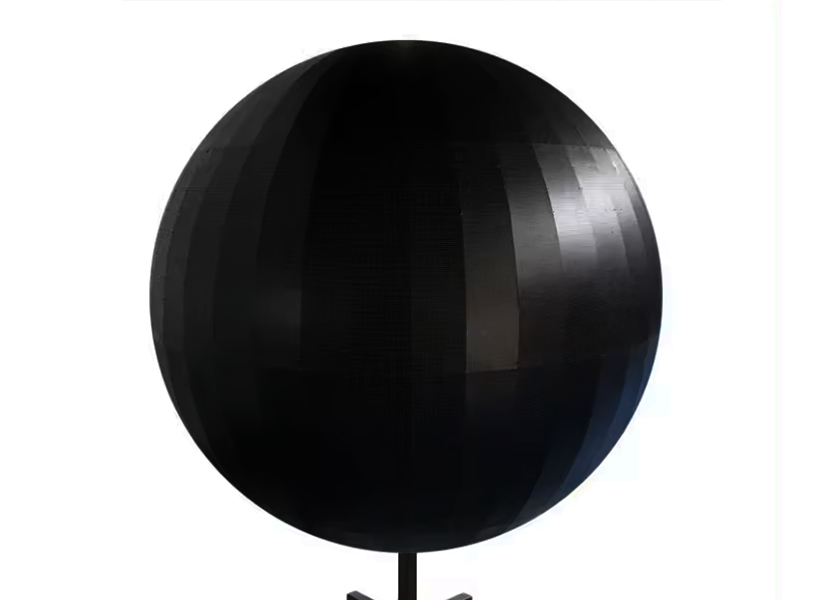 CR-D Series Spherical LED Display - Side View