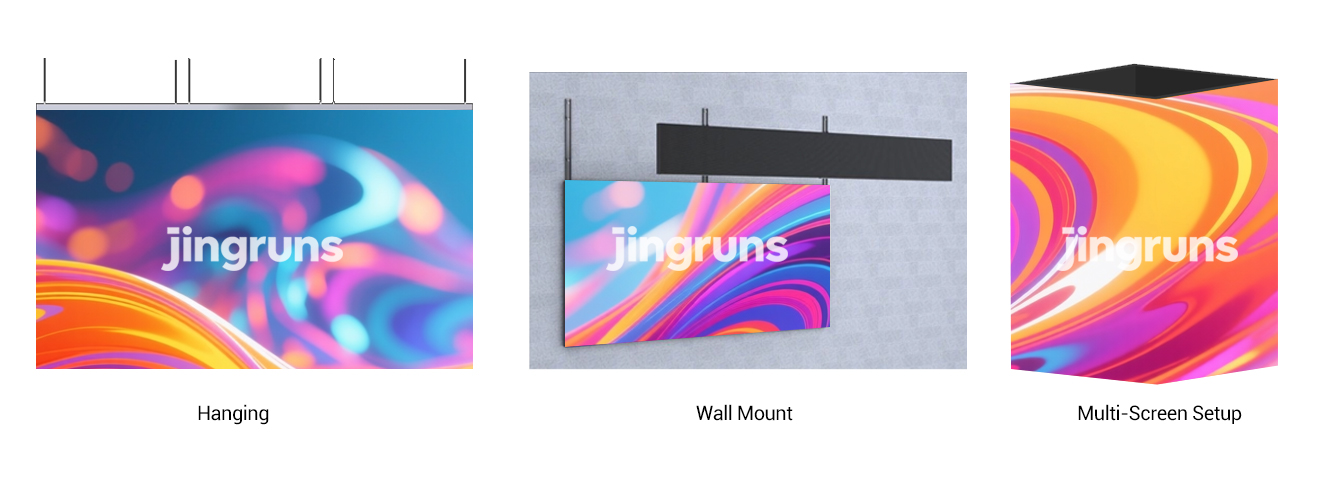 IN-E Series COB LED Display Installation Methods - Creative Splicing Options