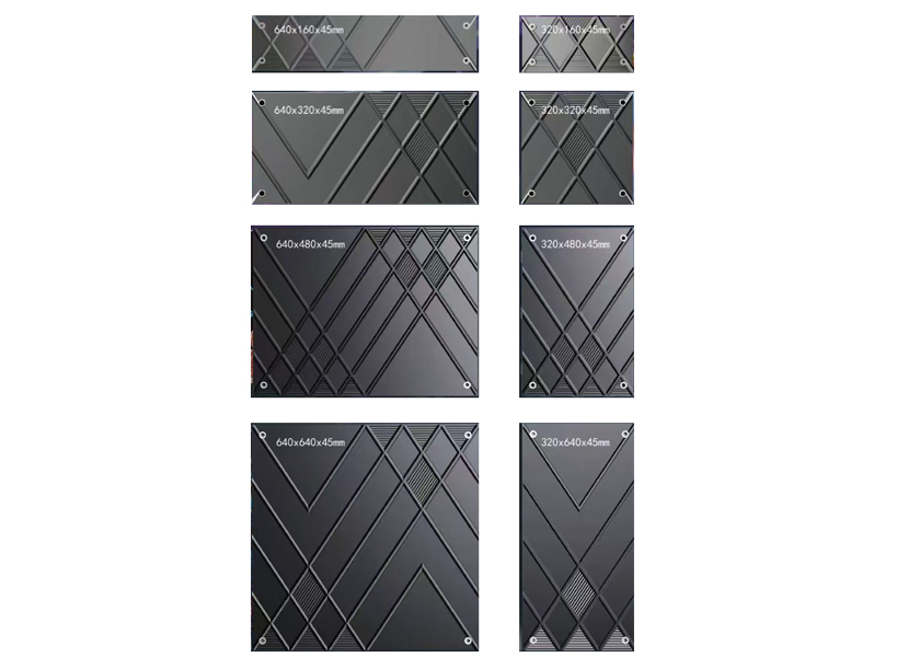 IN-C Series LED display installation example