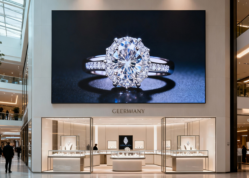 IN-C Series indoor LED screen rear view with front maintenance