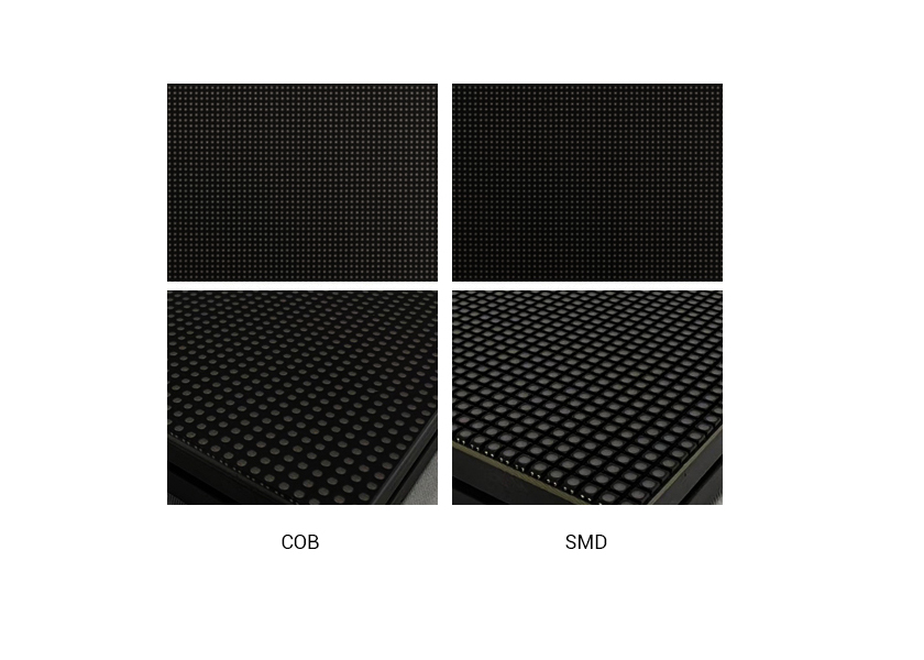 IN-C Series GOB and SMD LED module options comparison