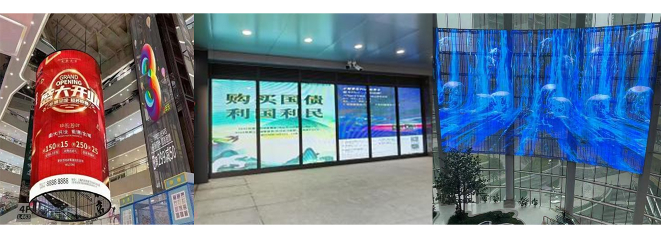 Transparent LED Display Installation Methods - Ceiling, Floor, Wall-Mounted