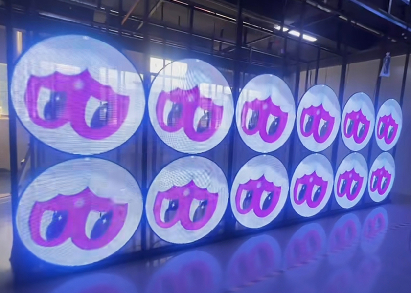 Custom Shaped Transparent LED Screen - Creative Design