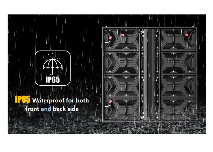 OU-A Series IP65 Waterproof Outdoor LED Screen - Weather Protection