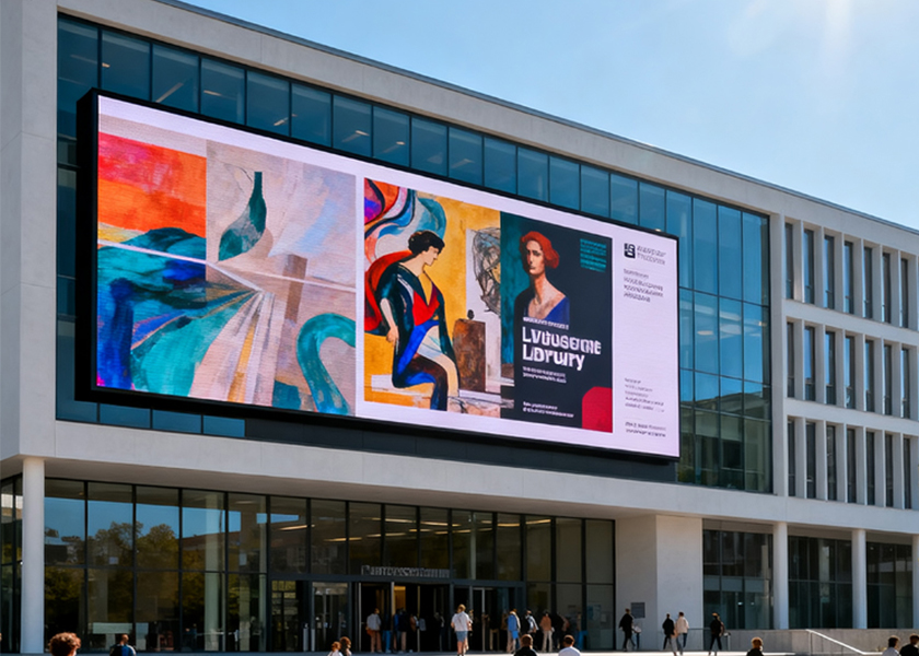 OU-A Series Outdoor LED Display - Cabinet Close-up