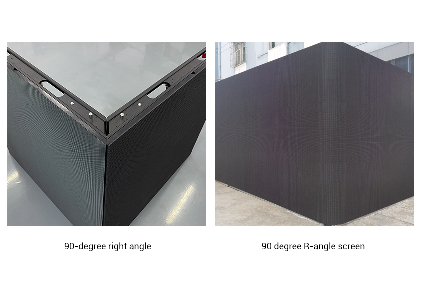 OU-A Series Outdoor LED Display - 90 Degree Radian Support