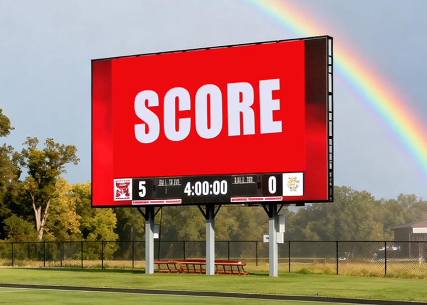 OU-B Series Outdoor LED Display - Cabinet Close-up