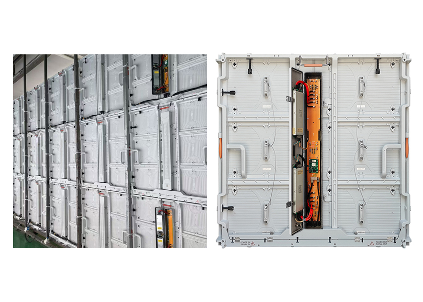 OU-B Series Outdoor LED Cabinet - Layout Diagram