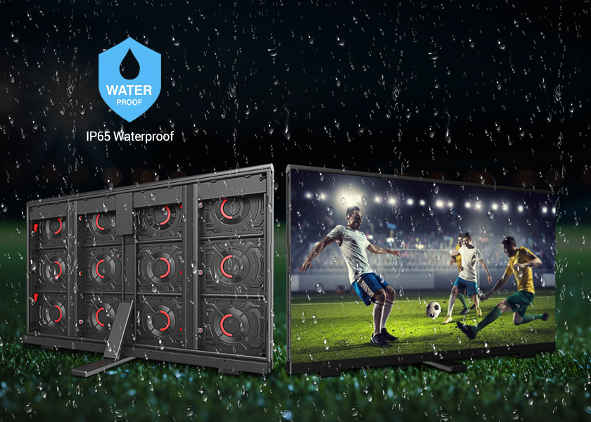 OU-E Series IP65 Waterproof Outdoor LED Display - Weather Protection