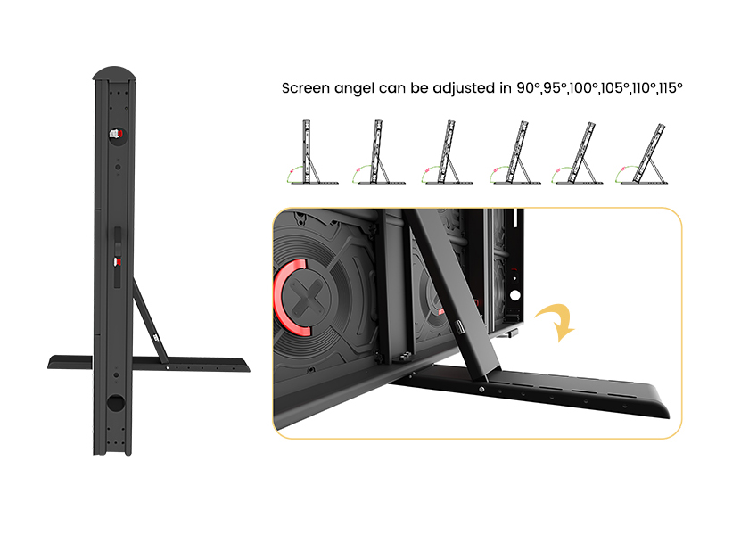OU-E Series Outdoor LED Display - Adjustable Viewing Angles 90°-115°