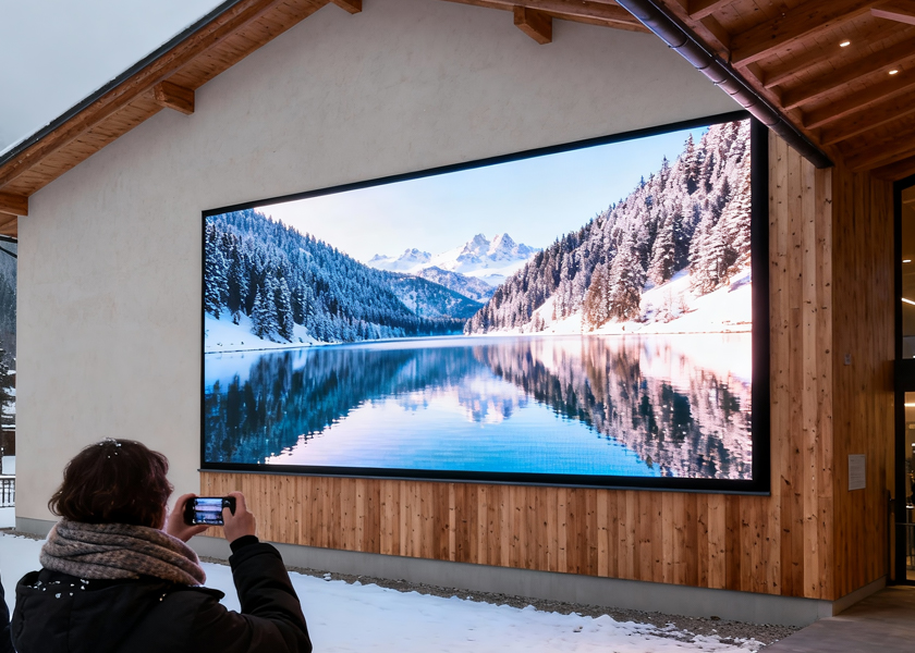 OU-H Series Outdoor LED Display - Cabinet Close-up