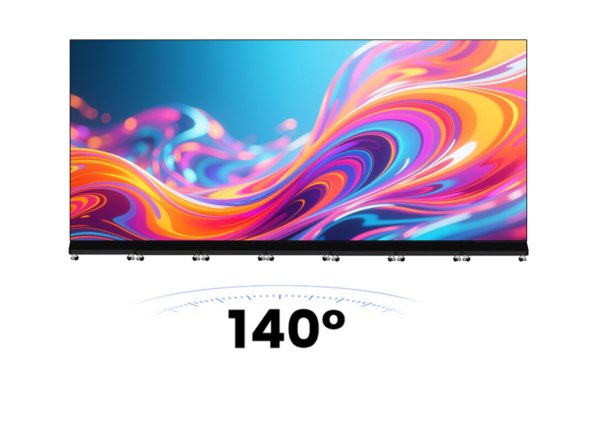 Wide Viewing Angle 140° - Triple-Fold LED Poster Display