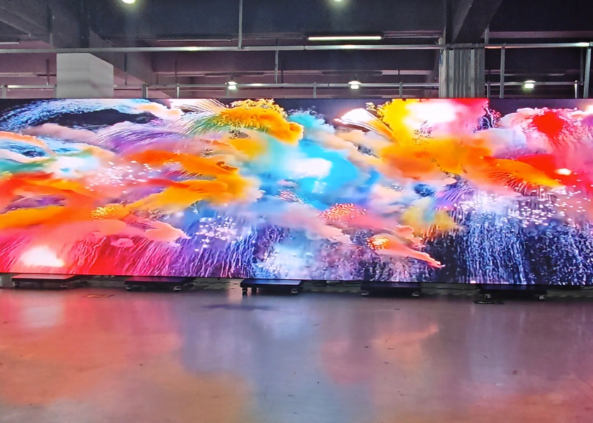 PO-B Series Triple-Fold LED Poster - Double Display Area