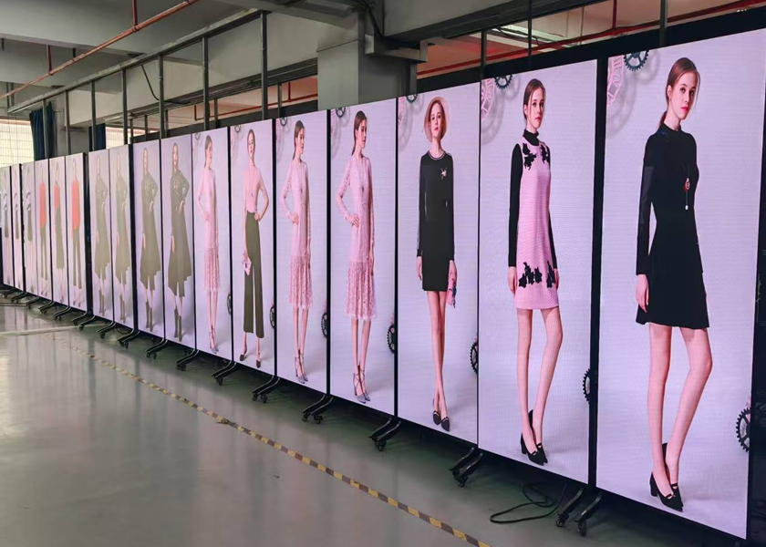 PO-C Series Ultra-Thin LED Poster - Wheeled Base