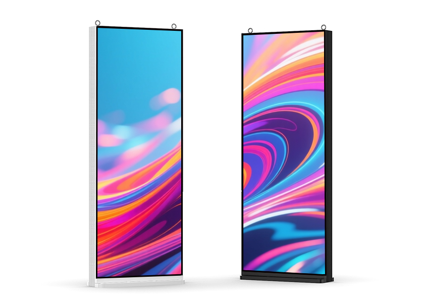 PO-E Series Outdoor LED Poster - Side View