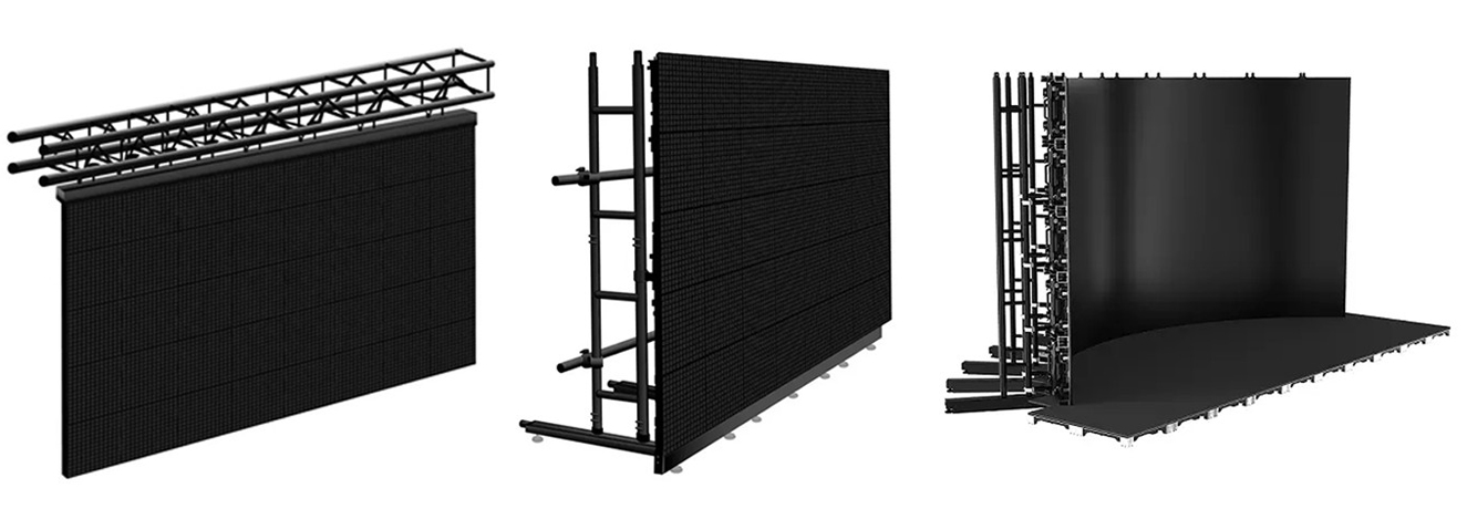 RE-E Series Rental LED Display Installation Methods - Multiple Configuration Options