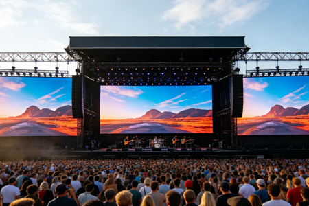 Rental LED Display - Concert Stage Application