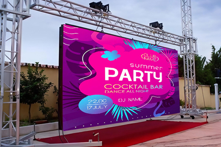 Rental LED Screen - Outdoor Festival Event