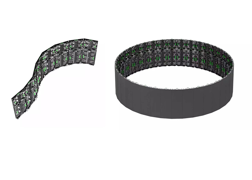 Curved Rental LED Display - Creative Combination for Stage Events