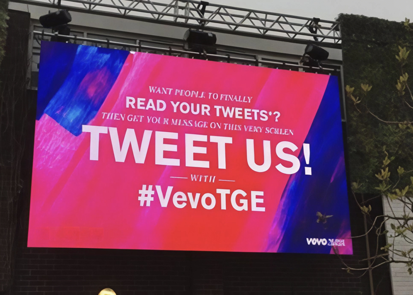 RE-D Series Rental LED Display - Installation View