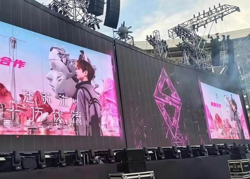 RE-T Series LED Grille Screen - Close-up