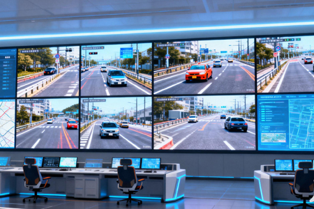 Traffic Control Center LED Display - Command Center Video Wall