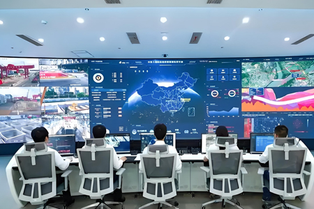 Enterprise Monitoring Center LED Display - Security Control Room Screen