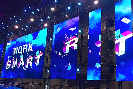 Stage Frame LED Display Installation - Concert Festival Screen