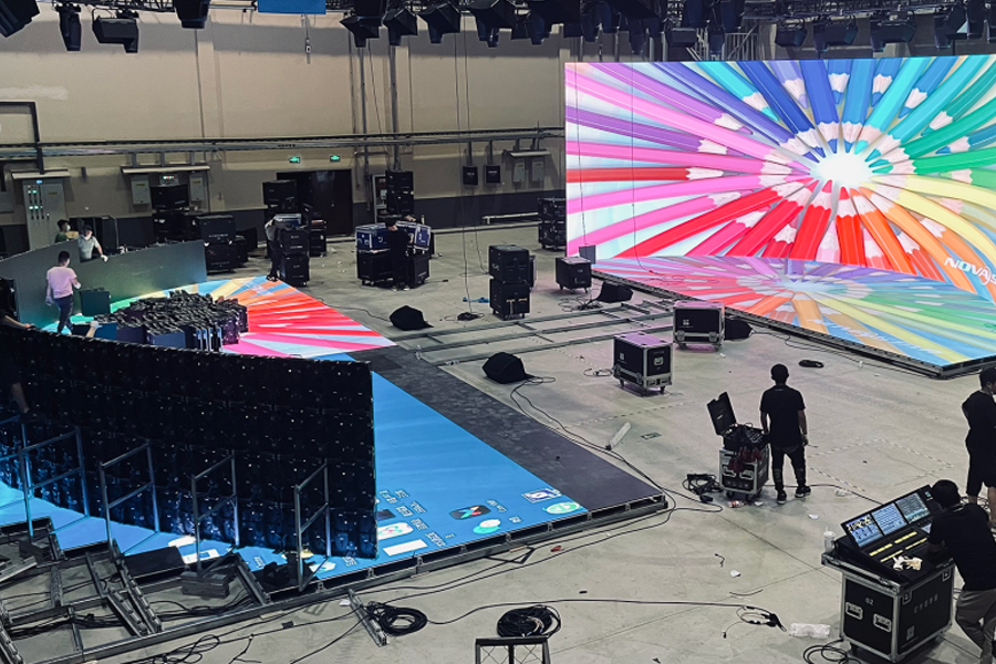 Virtual Production LED Wall - Film Studio Background